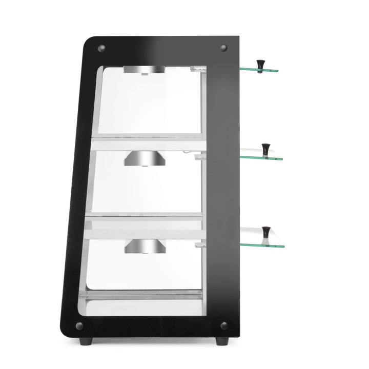Witryna grzewcza nastawna, HENDI, czarny, 220-240V/500W, 472x447x(H)775mm