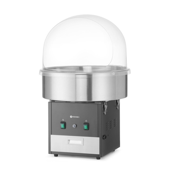 Urządzenie do waty cukrowej, HENDI, czarny, 220-240V/1130W, 520x520x(H)503mm