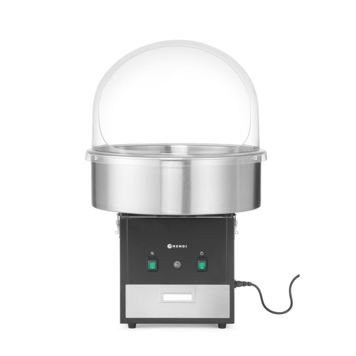 Urządzenie do waty cukrowej, HENDI, czarny, 220-240V/1130W, 520x520x(H)503mm