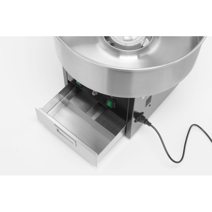 Urządzenie do waty cukrowej, HENDI, czarny, 220-240V/1130W, 520x520x(H)503mm