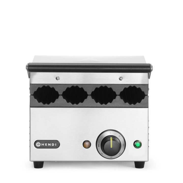 Grill kontaktowy Hot-Dog Panini, HENDI, 220-240V/1800W, 385x285x(H)254mm