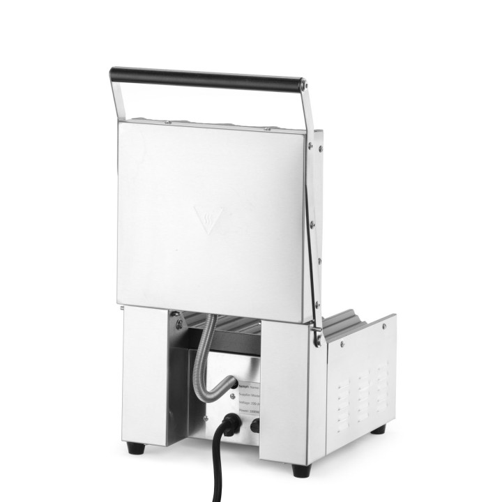 Grill kontaktowy Hot-Dog Panini, HENDI, 220-240V/1800W, 385x285x(H)254mm