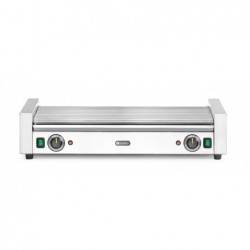 Podgrzewacz rolkowy do parówek XL - dwustrefowy, HENDI, 14 rolek, srebrny, 220-240V/2000W, 732x590x(H)168mm, Prostokątny