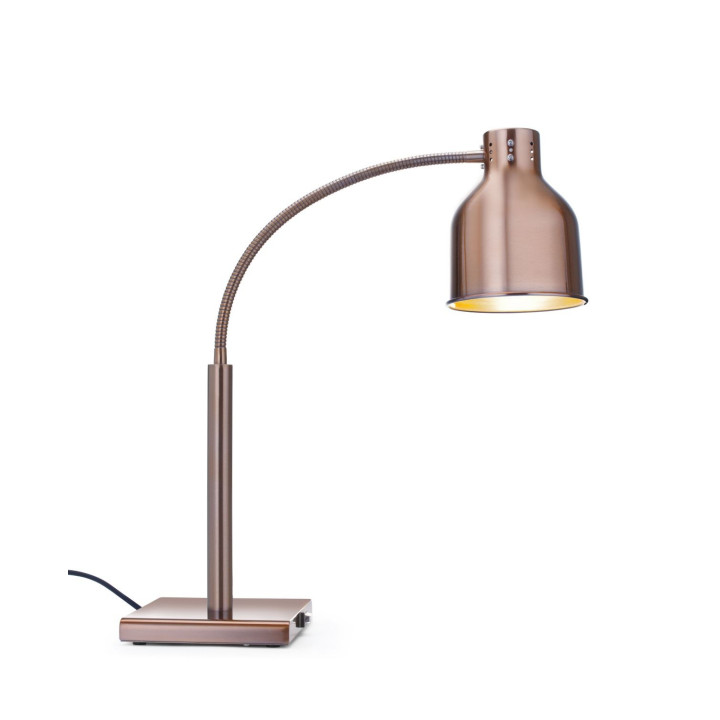 Lampa do podgrzewania potraw, giętka, HENDI, miedziany, 220-240V/250W, 268x203x(H)660mm