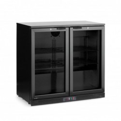 Lodówka barowa 2-drzwiowa, Arktic, 158L, czarny, 220-240V/160W, 900x530x(H)870mm