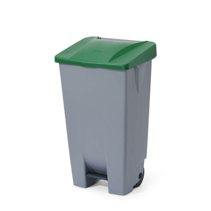 Kosz na śmieci, HENDI, 120L, jasnoszary, 510x425x(H)875mm