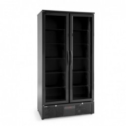 Lodówka barowa 2-drzwiowa, Arktic, 384L, czarny, 220-240V/365W, 900x530x(H)1820mm