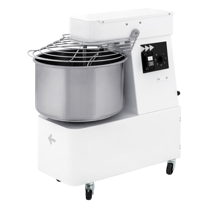 Miesiarka spiralna ze stałą dzieżą o 2 prędkościach, 32 l, Prismafood, 88 kg/h, 32L, 400V/1700W, 435x750x(H)810mm