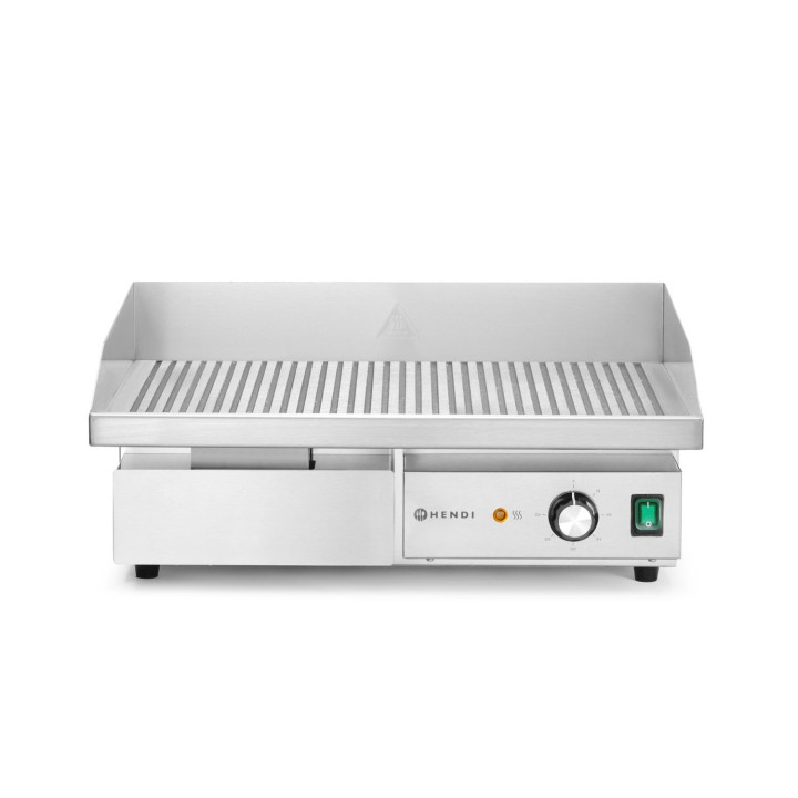 Płyta grillowa żebrowana, HENDI, Budget Line, ryflowana, 220-240V/3000W, 550x430x(H)240mm
