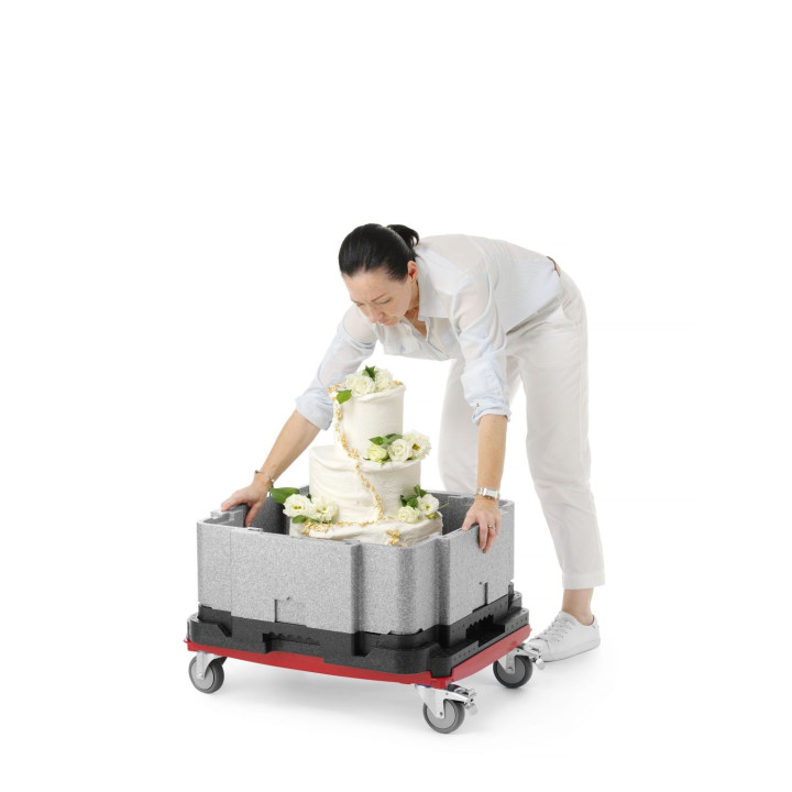 Pojemnik termoizolacyjny wielofunkcyjny Cam GoBox, Cambro, jasnoszary, 641x641x(H)754mm