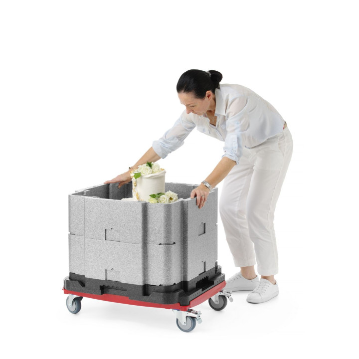 Pojemnik termoizolacyjny wielofunkcyjny Cam GoBox, Cambro, jasnoszary, 641x641x(H)754mm