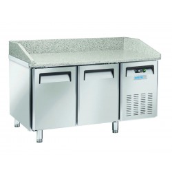 Stół chłodniczy do pizzy 2-drzwiowy, Arctic, 600x400, 128L, 220-240V/210W, 1500x800x(H)1040mm