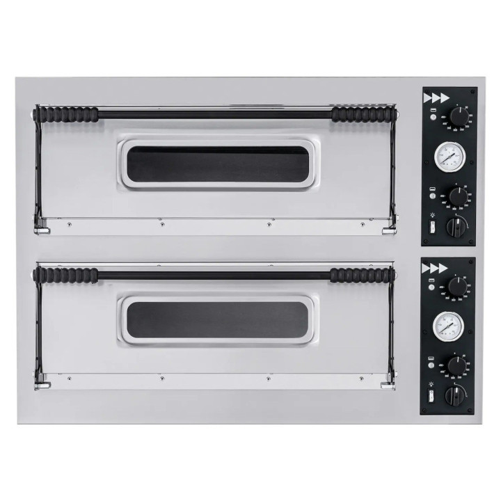 Piec do pizzy Basic XL 44, Prismafood, 2 komory, 400V/12000W, 1000x844x(H)745mm