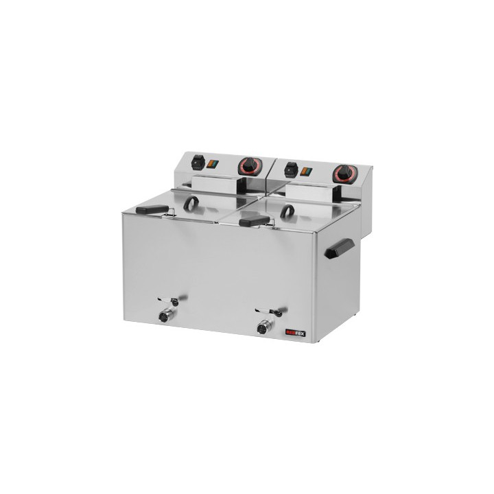 FE - 77 VT ﻿Frytownica elektryczna 8 + 8 l trójfazowa Redfox 00000233