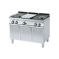 TP4-712 G/P ﻿﻿Kuchnia żeliwna gazowa z szafką