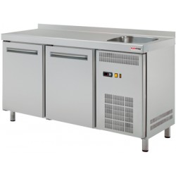 RT 2DS ﻿Stół chłodniczy dwudrzwiowy ze zlewem Redfox 00001409