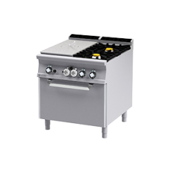 TPF2-98 GE ﻿﻿Kuchnia ﻿żeliwna gazowa z piekarnikiem elektrycznym