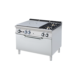 TPF2-912 GE ﻿﻿Kuchnia żeliwna gazowa z piekarnikiem elektrycznym