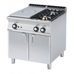 TP2-98 G ﻿﻿Kuchnia żeliwna z ﻿szafką gazowa