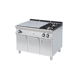 TP2-912 G ﻿﻿Kuchnia żeliwna z ﻿szafką gazowa