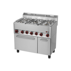 SPT 90/5 GL ﻿Kuchnia gazowa z piekarnikiem elektrycznym Redfox 00000540