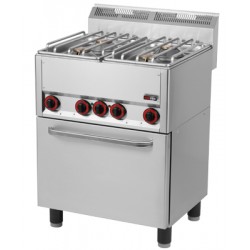 SPT 60 GLS ﻿Kuchnia gazowa z piekarnikiem elektrycznym Redfox 00000542