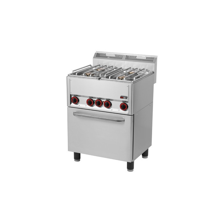 SPT 60 GLS ﻿Kuchnia gazowa z piekarnikiem elektrycznym Redfox 00000542