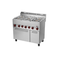 SPT 90/5 GLS ﻿Kuchnia gazowa z piekarnikiem elektrycznym Redfox 00000543