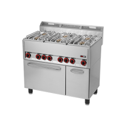 SPT 90 GLS ﻿Kuchnia gazowa z piekarnikiem elektrycznym Redfox 00000544