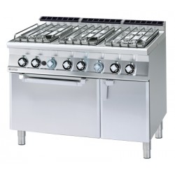 CF6-712 GETV/P ﻿﻿Kuchnia gazowa z piekarnikiem elektrycznym