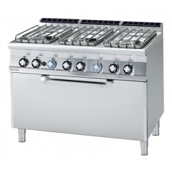 CF6-712 GE/P ﻿﻿Kuchnia gazowa z piekarnikiem elektrycznym