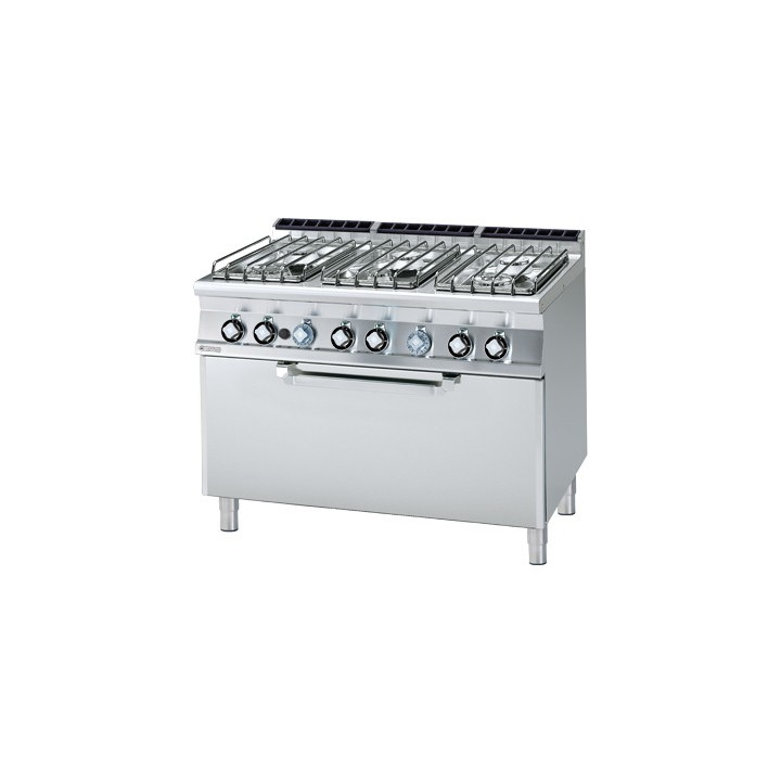 CF6-712 GE/P ﻿﻿Kuchnia gazowa z piekarnikiem elektrycznym