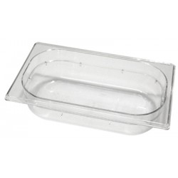 GNP - 1/3-100 ﻿Pojemnik gastronomiczny GN 1/3 z poliwęglanu Redfox 00001830
