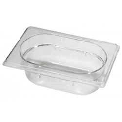 GNP - 1/9-100 ﻿Pojemnik gastronomiczny GN 1/9 z poliwęglanu Redfox 00001842