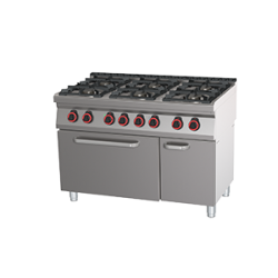 SPBT 70/120 21 GE ﻿Kuchnia gazowa z piekarnikiem elektrycznym