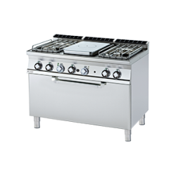 TPF4-712 G/P ﻿﻿﻿Kuchnia żeliwna ﻿z piekarnikiem gazowa