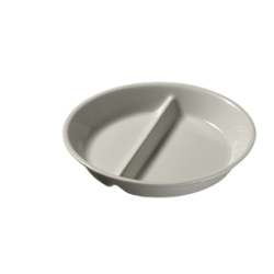 Talerz z melaminy obiadowy, dzielony