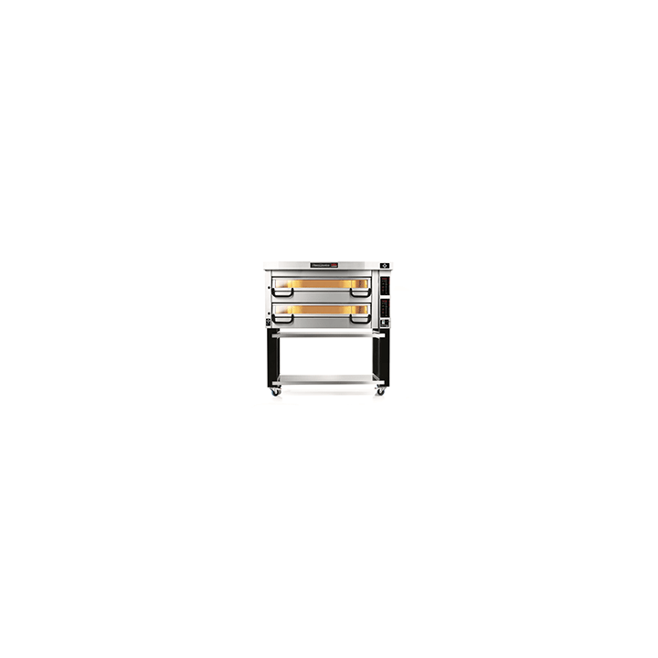 PM 732ED Piec do pizzy 2-komorowy sterowany elektronicznie 2x11x⌀25 cm | Modular PM 700 Pizza Master