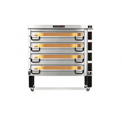 PM 744ED Piec do pizzy 4-komorowy sterowany elektronicznie 4x15x⌀25 cm | Modular PM 700 Pizza Master