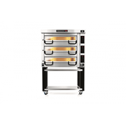 PM 823ED Piec do pizzy 3-komorowy sterowany elektronicznie 3x9x⌀25 cm | Modular PM 800 Pizza Master