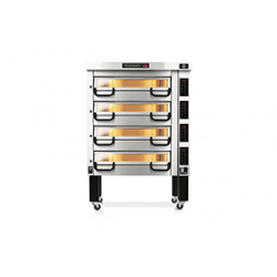 PM 824ED Piec do pizzy 4-komorowy sterowany elektronicznie 4x9x⌀25 cm | Modular PM 800 Pizza Master