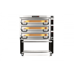 PM 833ED Piec do pizzy 3-komorowy sterowany elektronicznie 3x14x⌀25 cm | Modular PM 800 Pizza Master