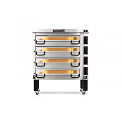 PM 834ED Piec do pizzy 4-komorowy sterowany elektronicznie 4x14x⌀25 cm | Modular PM 800 Pizza Master