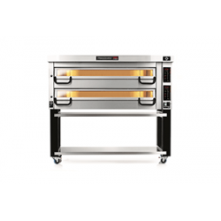 PM 842ED Piec do pizzy 2-komorowy sterowany elektronicznie 2x18x⌀25 cm | Modular PM 800 Pizza Master