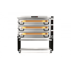 PM 843ED Piec do pizzy 3-komorowy sterowany elektronicznie 3x18x⌀25 cm | Modular PM 800 Pizza Master