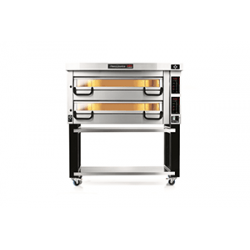 PM 922ED Piec do pizzy 2-komorowy sterowany elektronicznie 2x12x⌀25 cm | Modular PM 900 Pizza Master