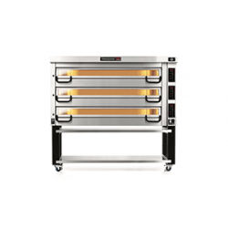 PM 943ED Piec do pizzy 3-komorowy sterowany elektronicznie 3x24x⌀25 cm | Modular PM 900 Pizza Master