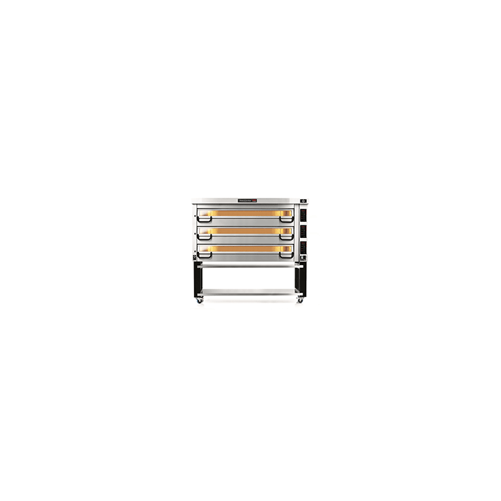PM 943ED Piec do pizzy 3-komorowy sterowany elektronicznie 3x24x⌀25 cm | Modular PM 900 Pizza Master