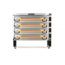 PM 944ED Piec do pizzy 4-komorowy sterowany elektronicznie 4x24x⌀25 cm | Modular PM 900 Pizza Master