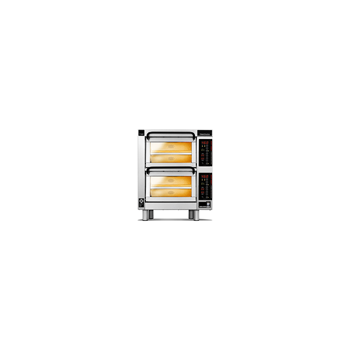 PM 352 ED-2 Piec do pizzy 2-komorowy sterowany elektronicznie 4x⌀25 cm - 4 piętra | CounterTop 350 Pizza Master